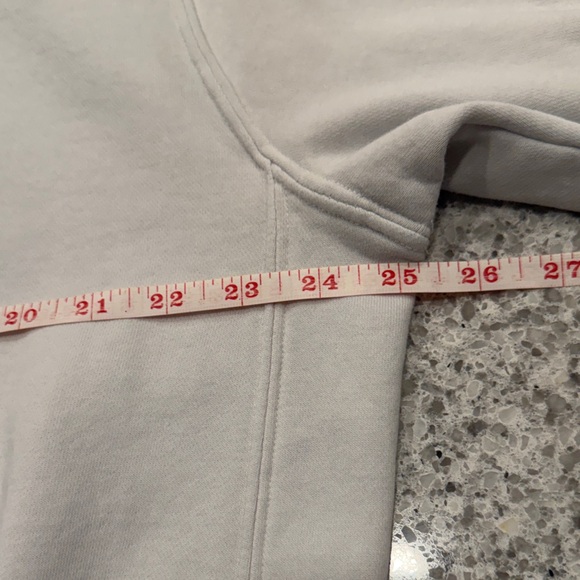 Nike Men’s White Large Hoodie with Black Swoosh - Picture 4 of 6